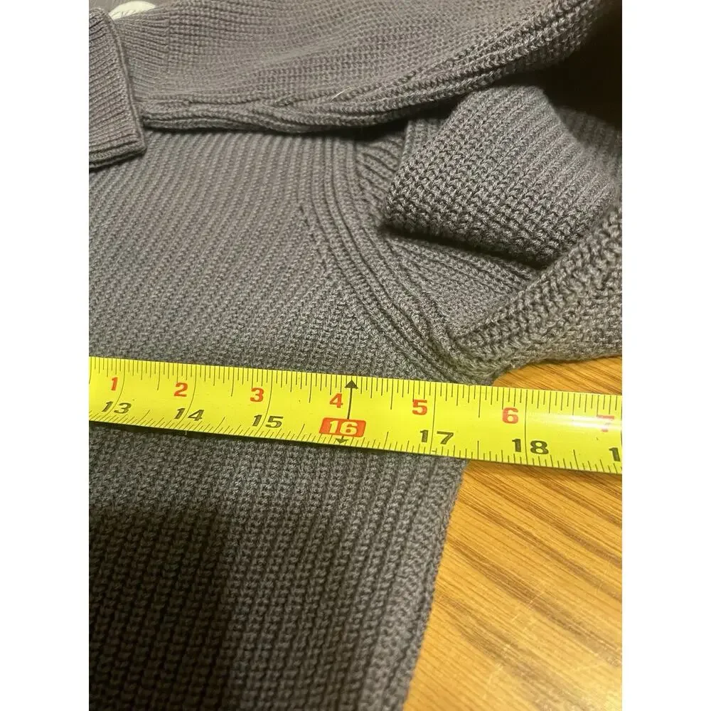 Zara Men’s Black Essential Knit Crewneck Sweater Small